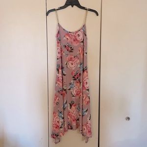 COPY - Floral Satin Dress